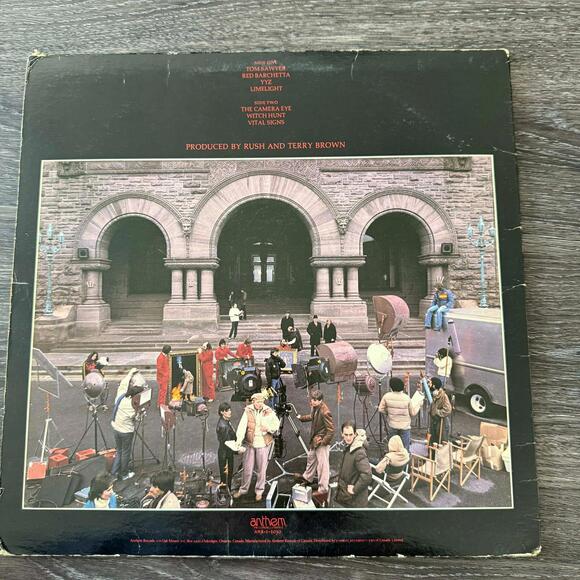 RUSH - Moving Pictures Terry Brown Anthem Anr-1-1030 VG+ Vinyl Record LP AJ13